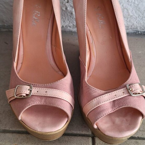 Platform shoes size 37 like new, pink