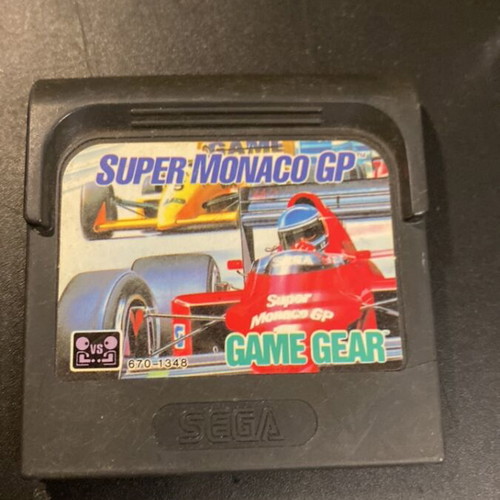 Super Monaco GP Game Gear cartridge like new