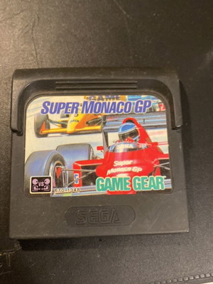 Super Monaco GP Game Gear cartridge like new