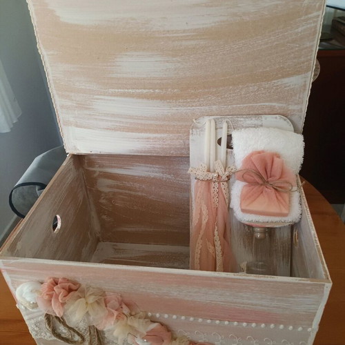 Baptism set for girl new, complete unused