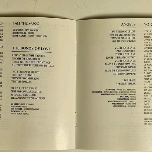 Jah Wobble's Invaders Of The Heart Take Me To God CD like new, electronic