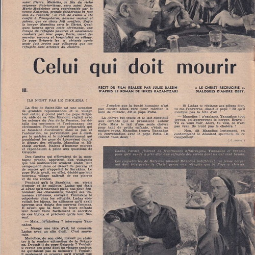 Radio Cinema 19/5/1957 used French radio cinema magazine