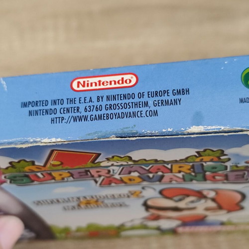 Super Mario Advance Nintendo Game Boy Advance game used with box and manual