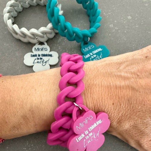 MiniPá set of 3 bracelets made of matte silicone like new