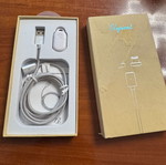 USB καλώδιο Micro-USB και iPhone σε USB A με ανταπτοράκι μικρό καινούργιο
