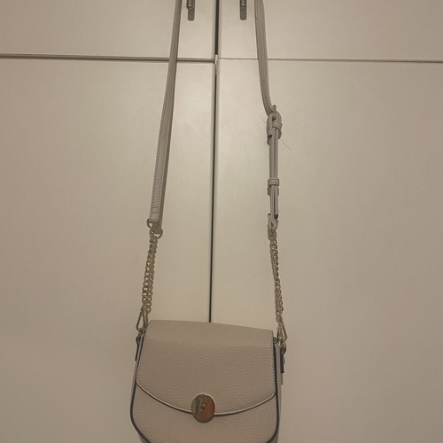 Kem leather crossbody bag beige like new