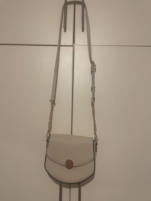 Kem leather crossbody bag beige like new