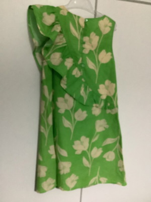 Zara dress for girl like new, cotton with ruffles