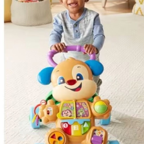 Mattel Fisher Price Smart Stages Educational Puppy Walker used