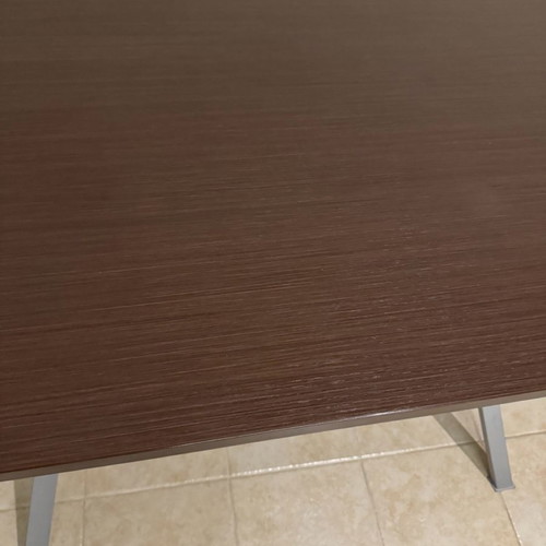 Desk used with metal base 80x76x140