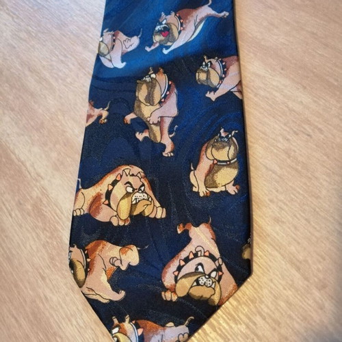 Museo Bulldog Tie used, handmade