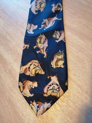 Museo Bulldog Tie used, handmade