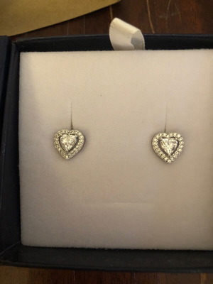 Silver earrings new
