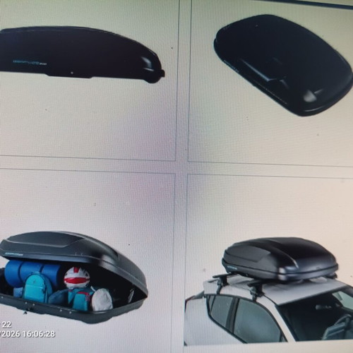 Universal Bermude 200 Roof Box like new with or without bars