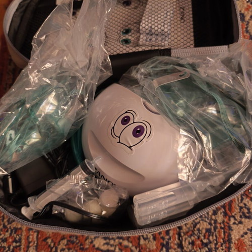 Zano Inspire compressor nebulizer for home aerosol therapy