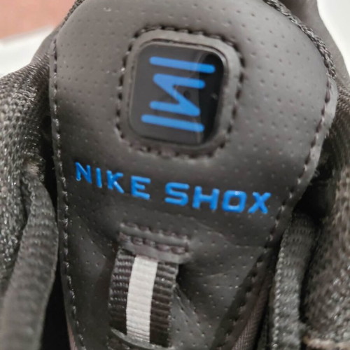 Nike Shox TL Black Metallic Silver Racer Blue sneakers like new, size 45