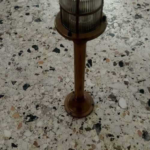 Lido brass outdoor lamp IP64 E27 socket 65 cm new