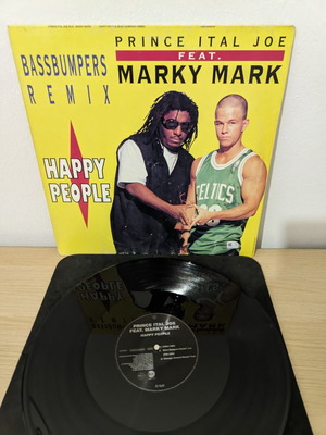 Prince Ital Joe Feat. Marky Mark Happy People 12" vinyl used, electronic