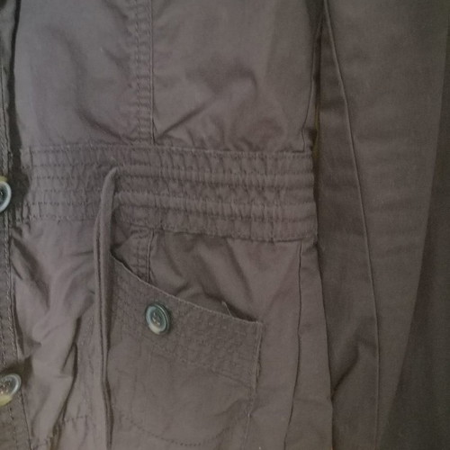 S. Oliver women's jacket new, size L, dark brown, medium with belt