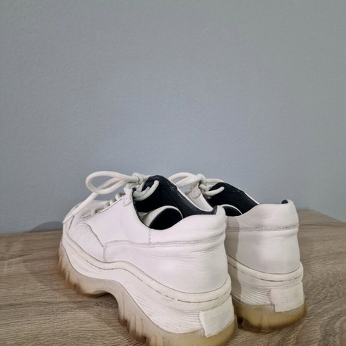 Bronx leather sneakers used, size 38, white
