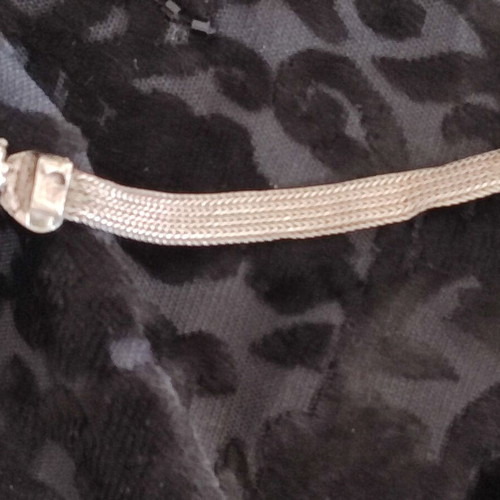 Gianniotiko Vintage Silver Bracelet 925 with Garnet, Greek Traditional Art