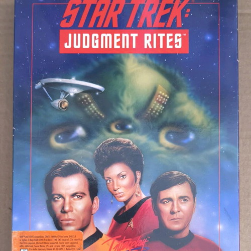 Star Trek Judgment Rites PC like new, complete box