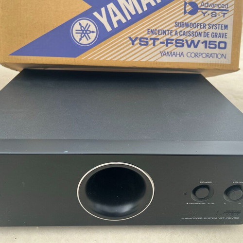 Yamaha YSP-4000 soundbar and YST-FSW150 subwoofer used home cinema system
