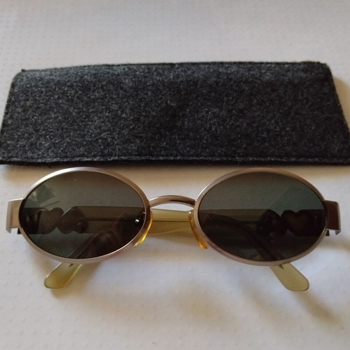 Moschino Vintage Sunglasses M 3029-S Like New, Gunmetal Beige