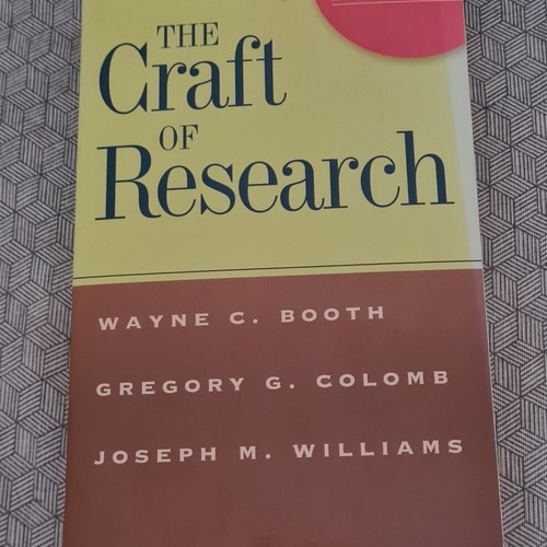 The Craft of Research unused academic book in English