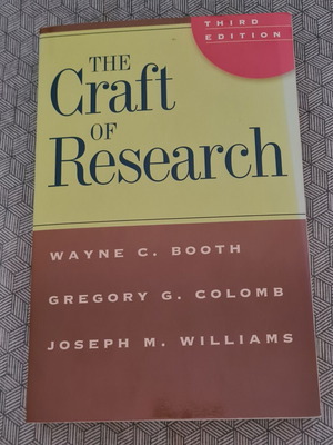 The Craft of Research unused academic book in English