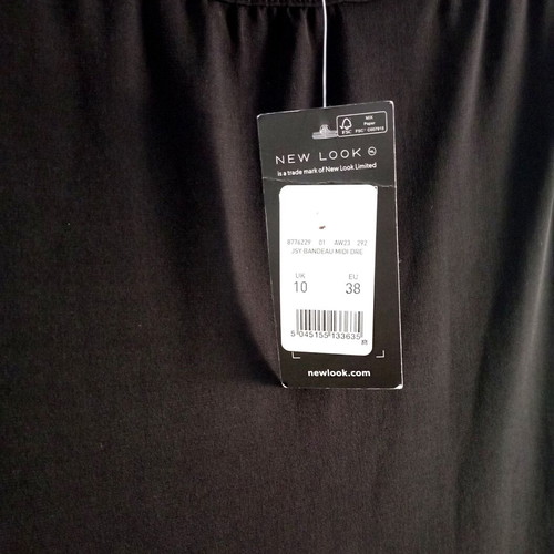 Strapless dress New Look black, new