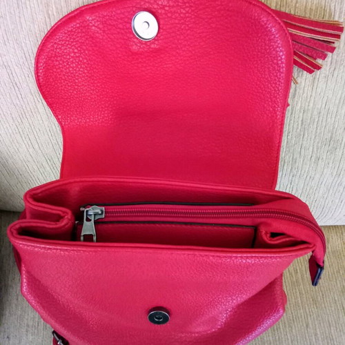 Backbag red, new women's