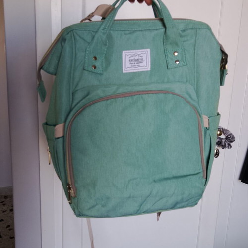 Exclusivo diaper bag in turquoise 26x15x37 cm
