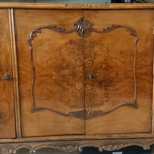 Dining table and buffet restored, like new