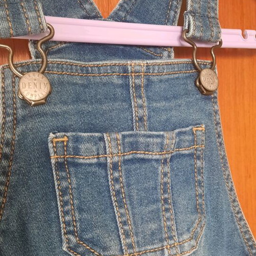 Mothercare denim salopette for boys like new, size 92 cm