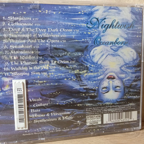 Nightwish Oceanborn music CD like new, collectible