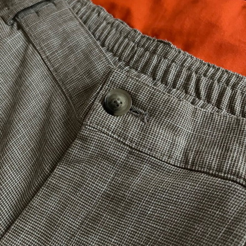 Zara Micro-Check Patterned Chino Pants, Size M