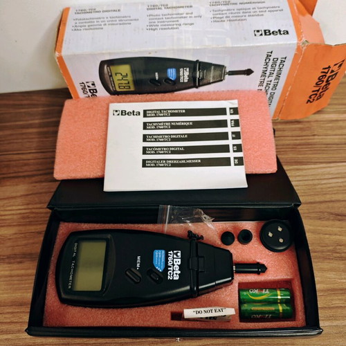 Beta 1760/TC2 digital tachometer new with box and accessories