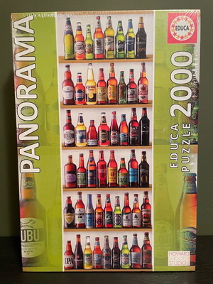 Educa Beers of the World Panorama Puzzle 2000 pieces new