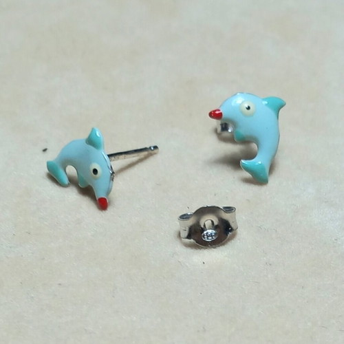 Silver earrings