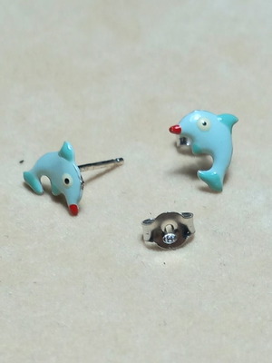 Silver earrings