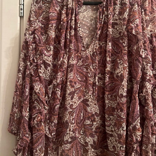 Boho set DLV M/L like new, brown and pink