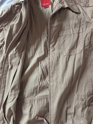 Esprit jacket, beige khaki, size M