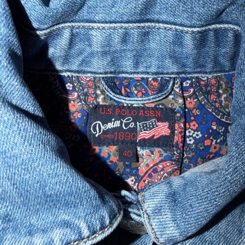 Jean Jacket U.S. Polo Assn. blue like new, size 40