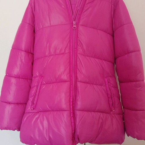 Benetton girls' jacket like new for 7-8 years fuchsia