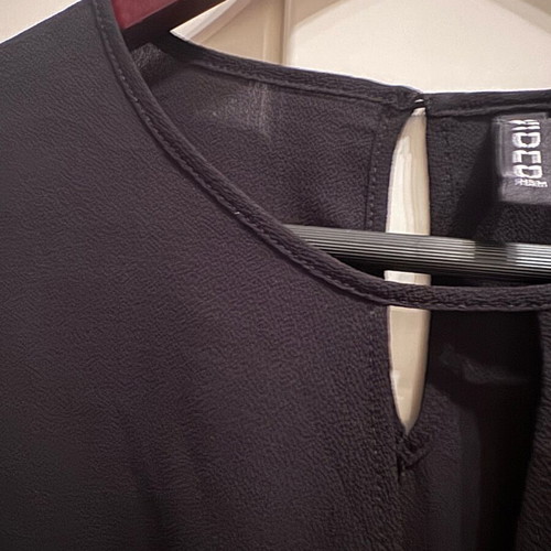 Blouse used, black, size M