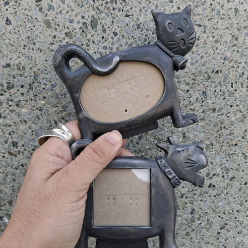 Pewter photo frames like new, set