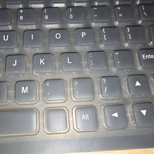Flexible Silicone USB Keyboard like new, waterproof and foldable