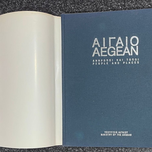 Coffee Table Book Aegean like new, Ministry of the Aegean edition