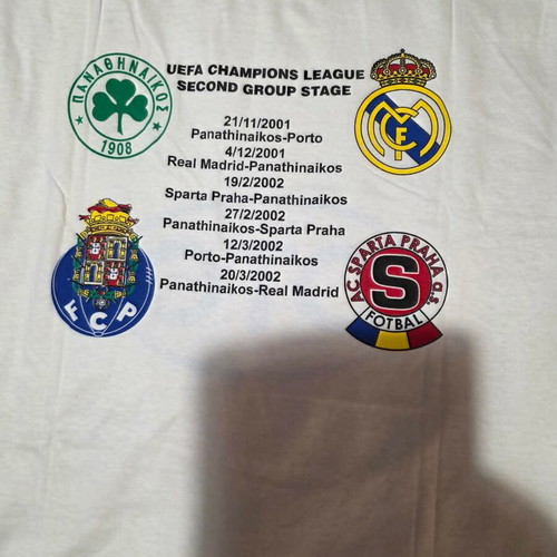 Panathinaikos 2001 commemorative collectible jersey
